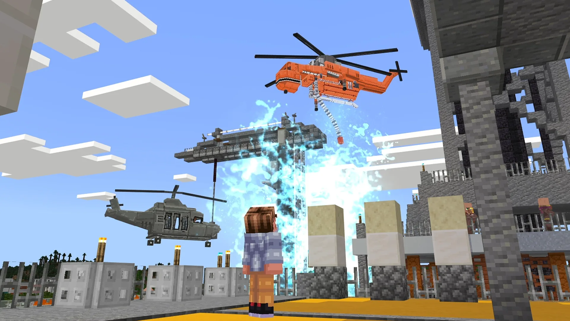 Helicopter in Action